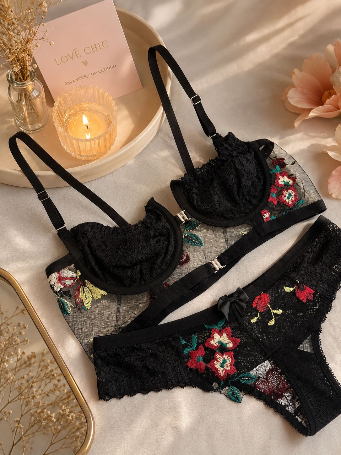Floral Bordado